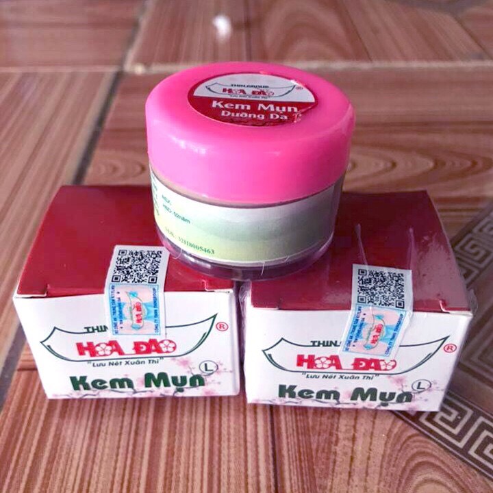 [HCM](GIÁ SỈ) Combo 5 Hộp Kem Mụn Hoa Đào 18 gram