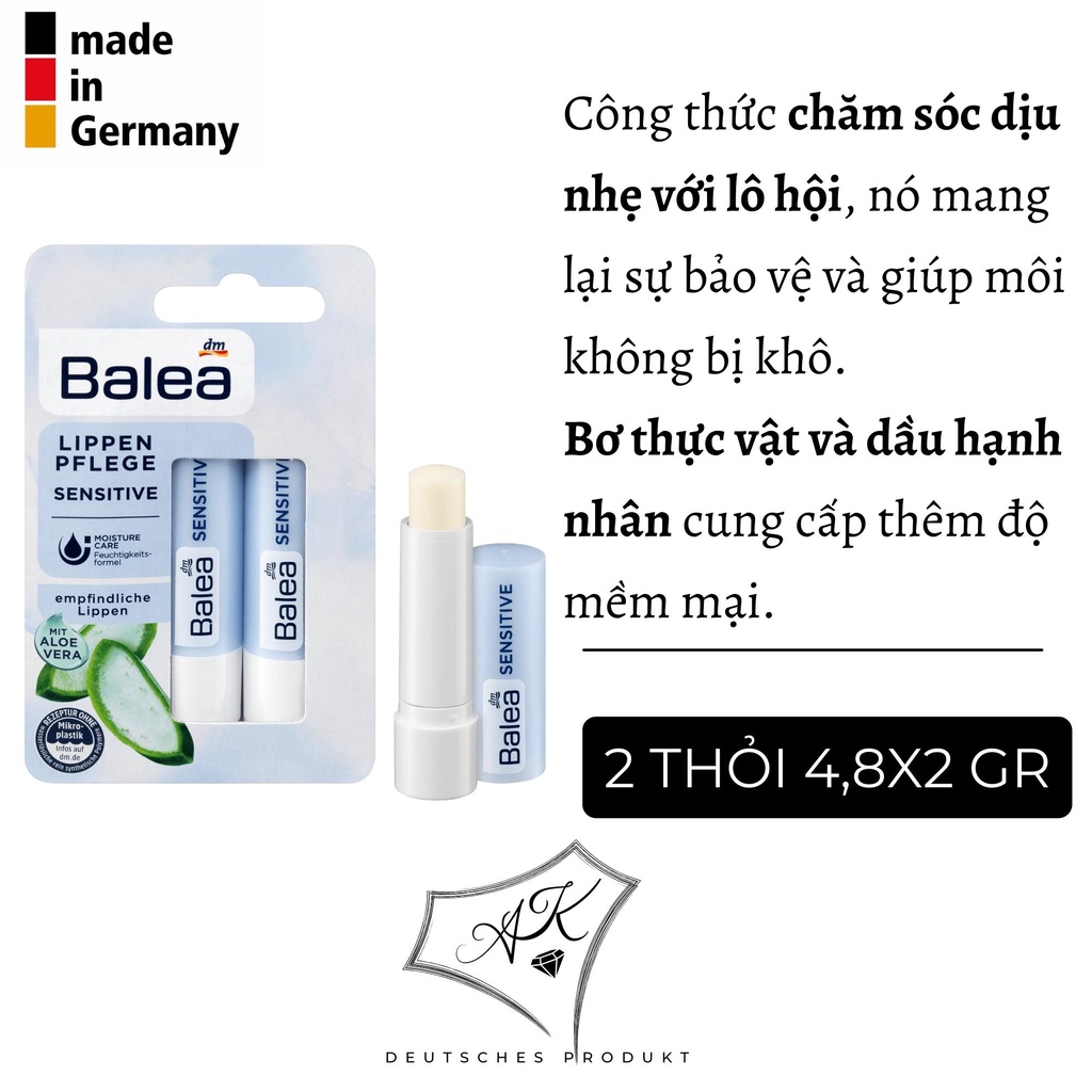 Nội Địa Đức - Son Dưỡng Môi Balea