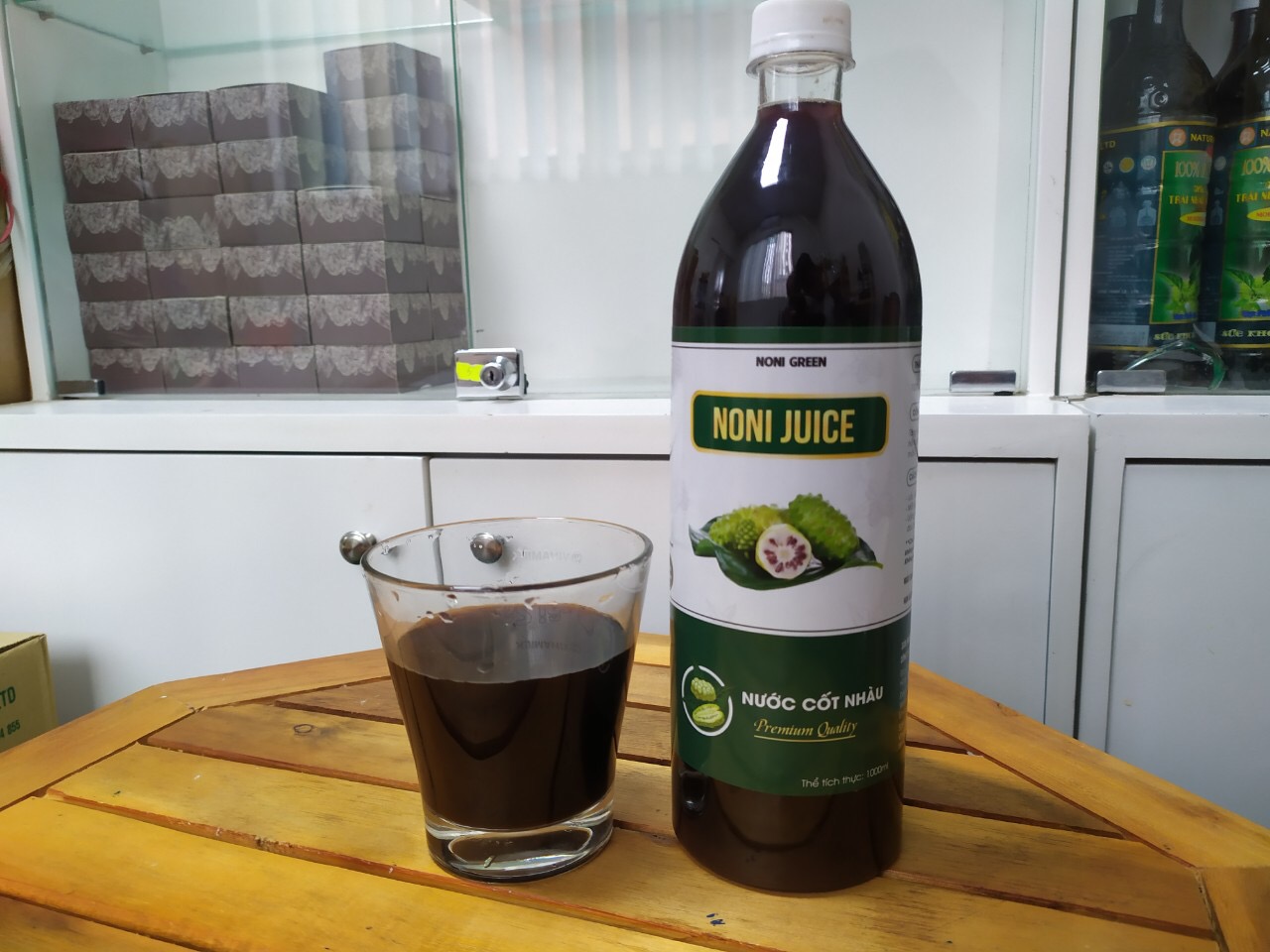 Nước cốt trái nhàu Noni Green chai 1000ml