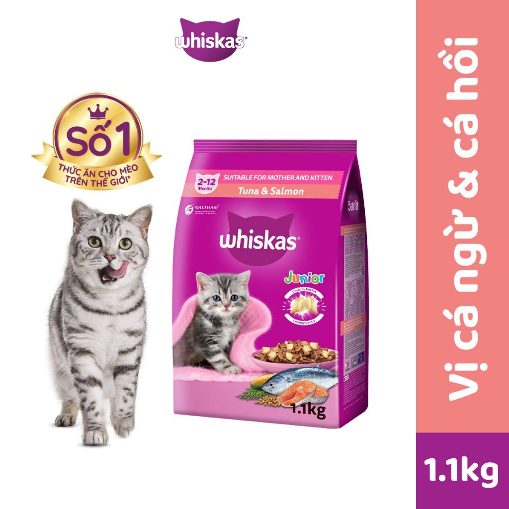 Thức ăn hạt whiskas cho mèo con - whiskas junior -