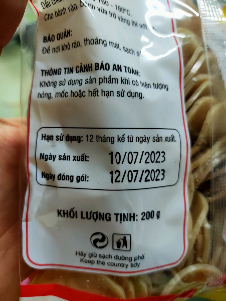Bánh Phồng Tôm Tròn MIKIRI 200g -Có Tôm thật