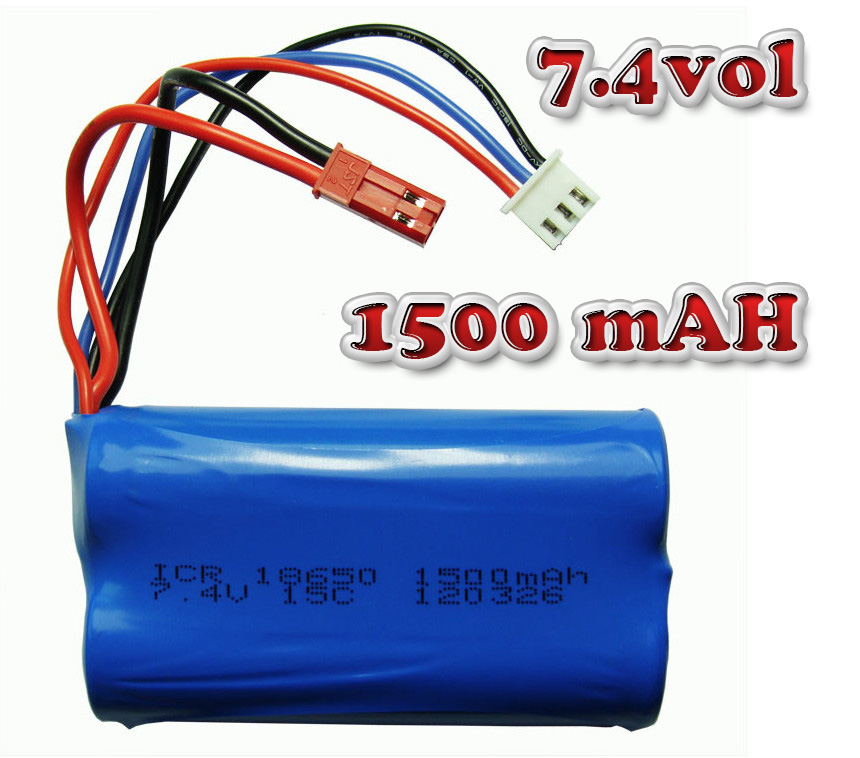 PIN LITHIUM 7.4V 1500MAH 18650 DÒNG XẢ 15C