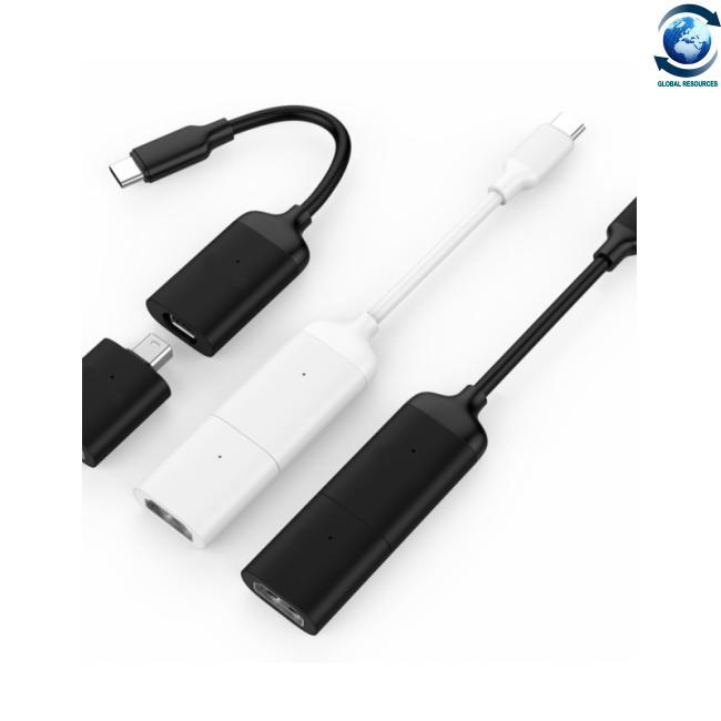 [HCM]Cáp chuyển đổi HyperDrive USB-C thành HDMI 4K 60Hz  và Mini DisplayPort (đen)