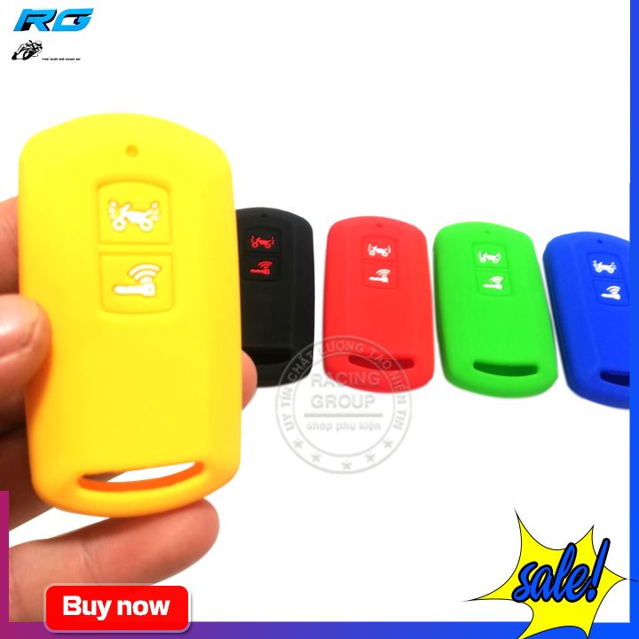 [HCM]Bọc khóa smart key chống trầy xước 2 nút cho xe AB Vision