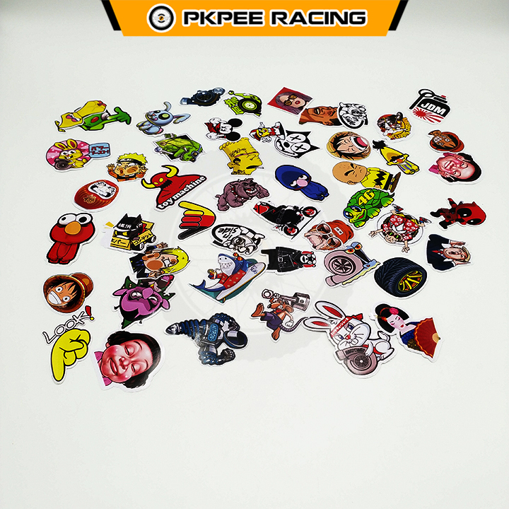 Combo Tem Sticker Dán Xe Máy Giao Ngẫu Nhiên