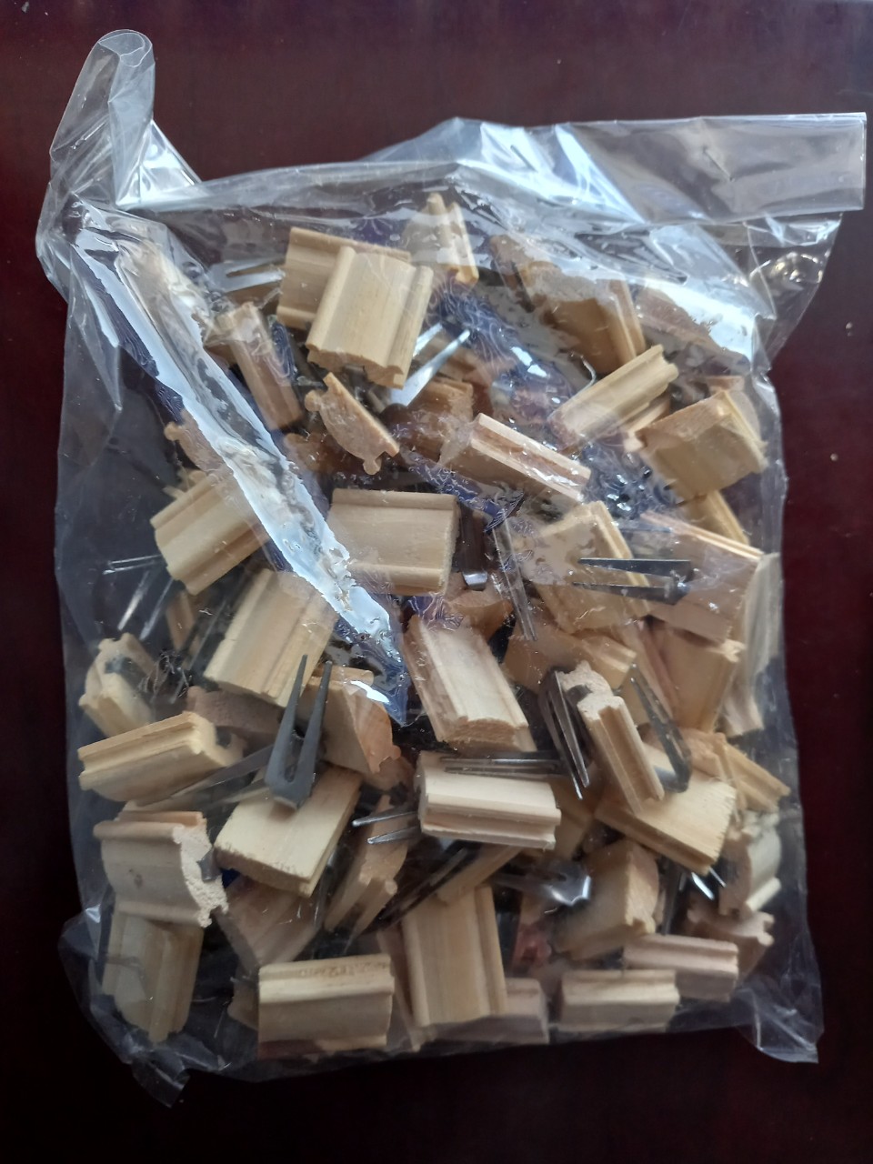 Sét 5 Xiên hoa quả trái cây cho chim ( ghim trái cây, ghim chuối )