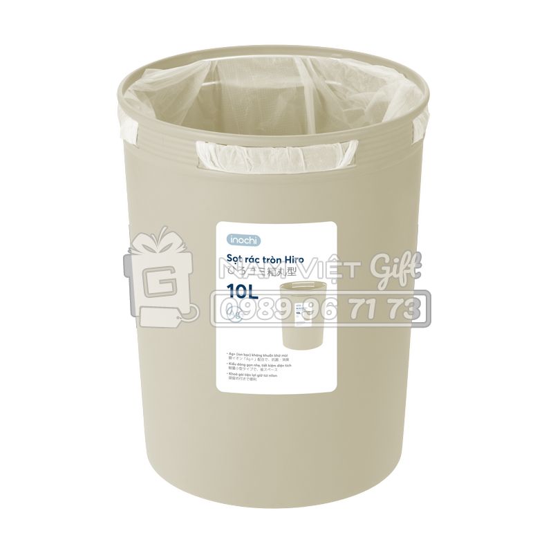 Sọt rác Hiro inochi 10L