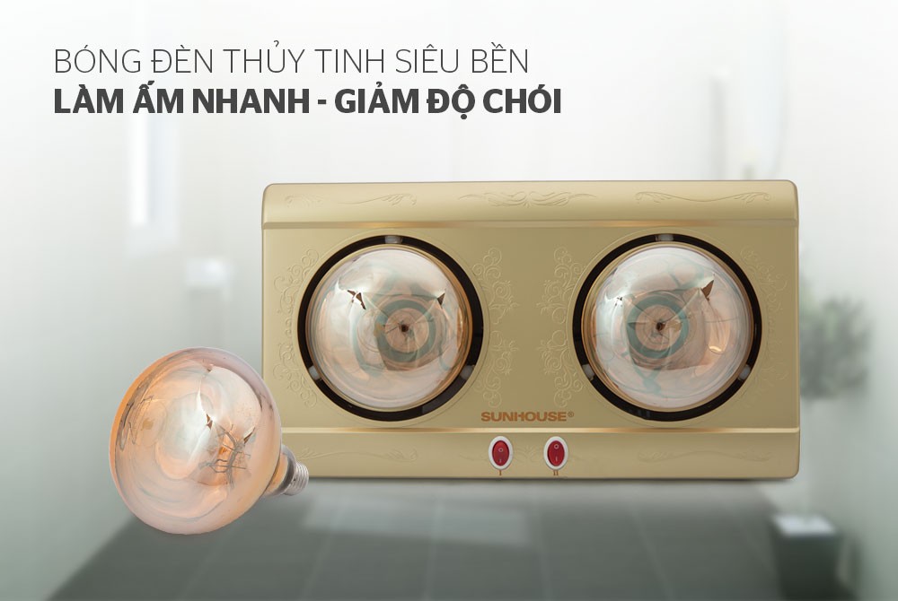 Đèn sưởi phòng tắm SUNHOUSE SHD3812