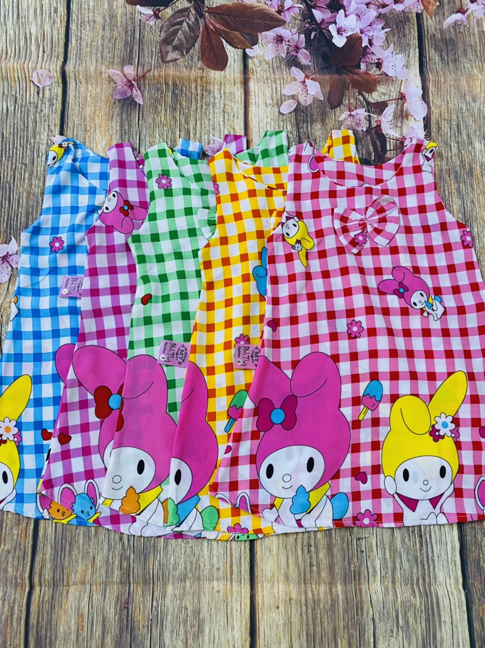 Sale Nhiều Mẫu Đầm Lụa  Dễ Thương Bé Gái (8-16kg) (giao màu ngẫu nhiên)