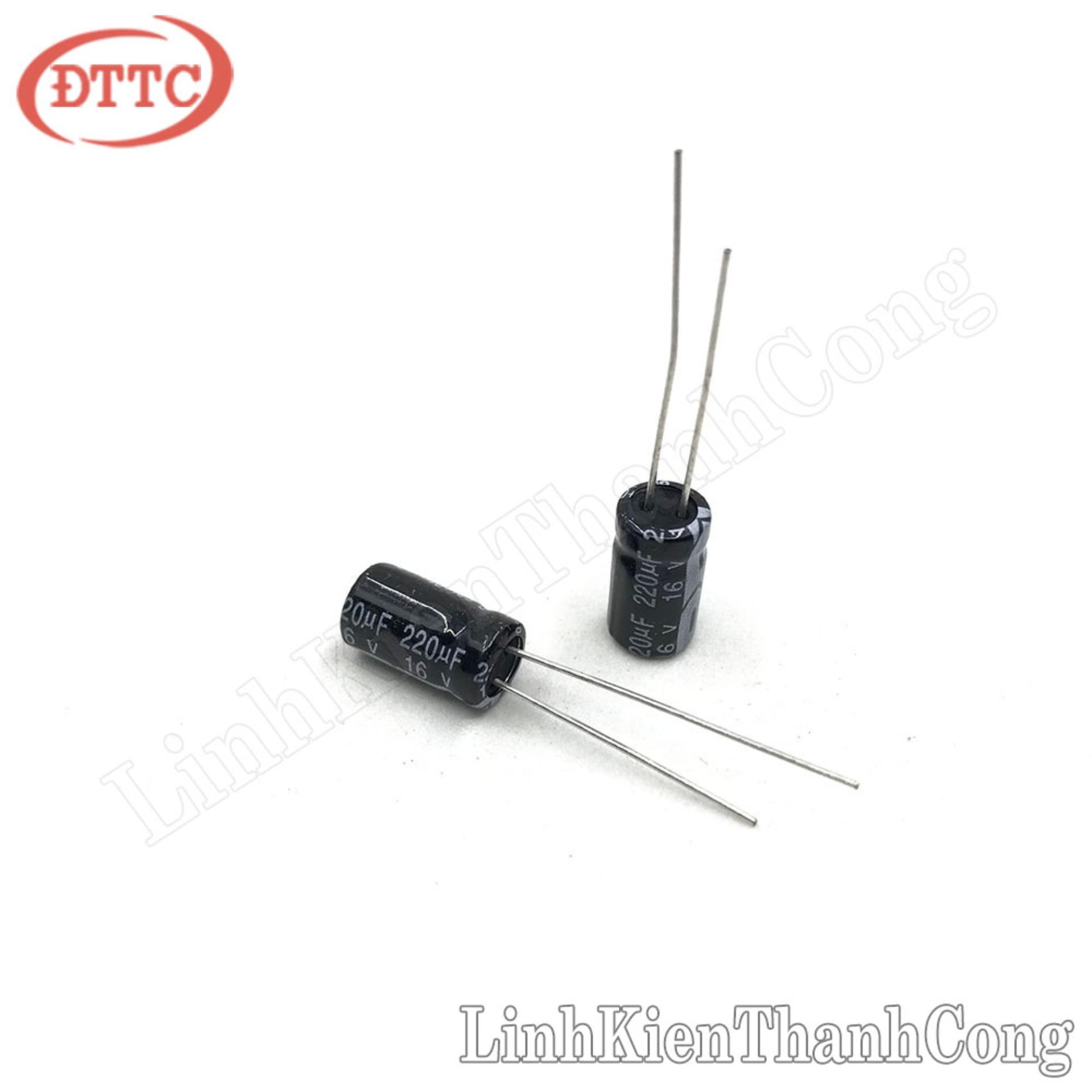 Bộ 5 Chiếc Tụ Hóa 220uF 16V (6x11mm)