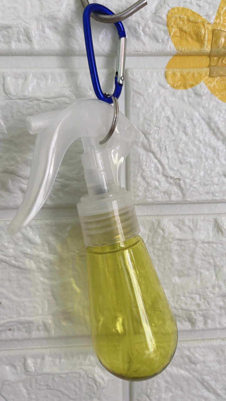 60ml Mini Light Bulb Spray Bottle with Keychain!