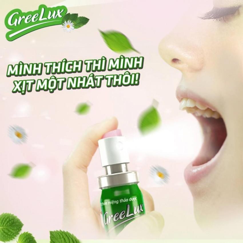 Xịt thơm miệng thảo dược Greelux Lọ 12ml