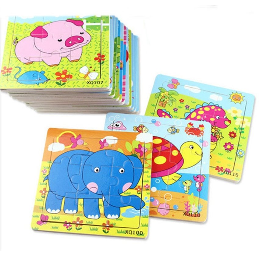 Bộ Lắp Ghép Cho Bé - 9 miếng bằng gỗ, nhiều mẫu cho bé chọn, chất liệu cao cấp - Bộ ghép hình, do choi xep hinh cho be, ghép hình cho bé, tranh ghép gỗ, ghép hình gỗ, đồ chơi ghép hình gỗ, do choi ghep hinh