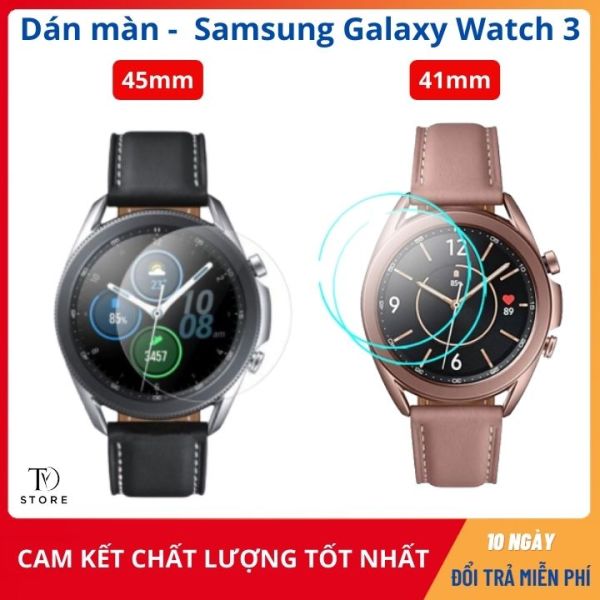 Kính cường lực, Dán màn hình ✅ Hàng cao cấp ✅ cho Samsung Galaxy Watch 3 bản 41mm và 45mm