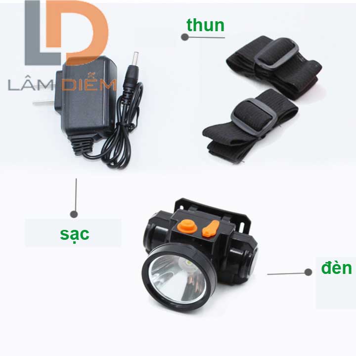 Good Quality Super Bright Headlamp That Lasts 6-8 Hours on Battery, Comes with Charger and Elastic Strap, Complete Set.