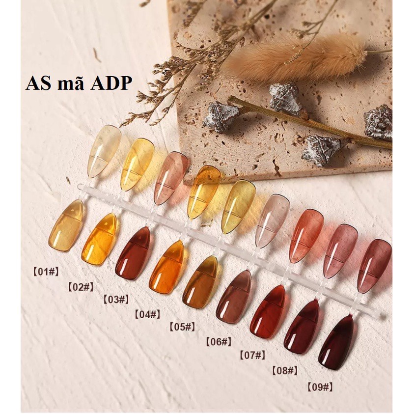Sơn gel as thạch gỗ mã adp | chai đỏ 15ml