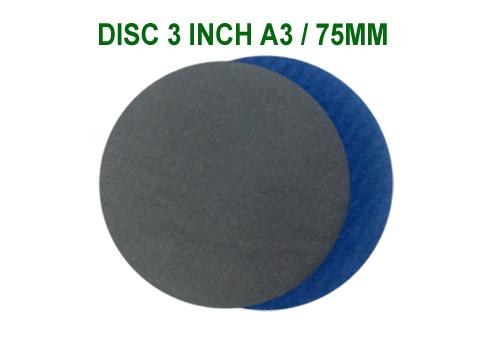 Bộ 10 đĩa nhám mài kính trầy xước 3inch A3