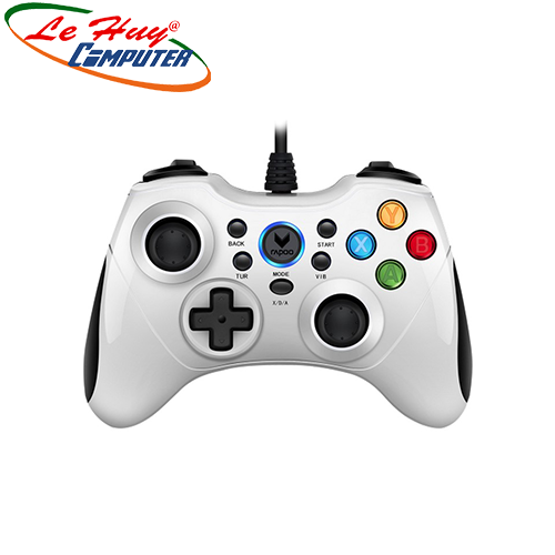 Tay cầm chơi game có dây Rapoo V600