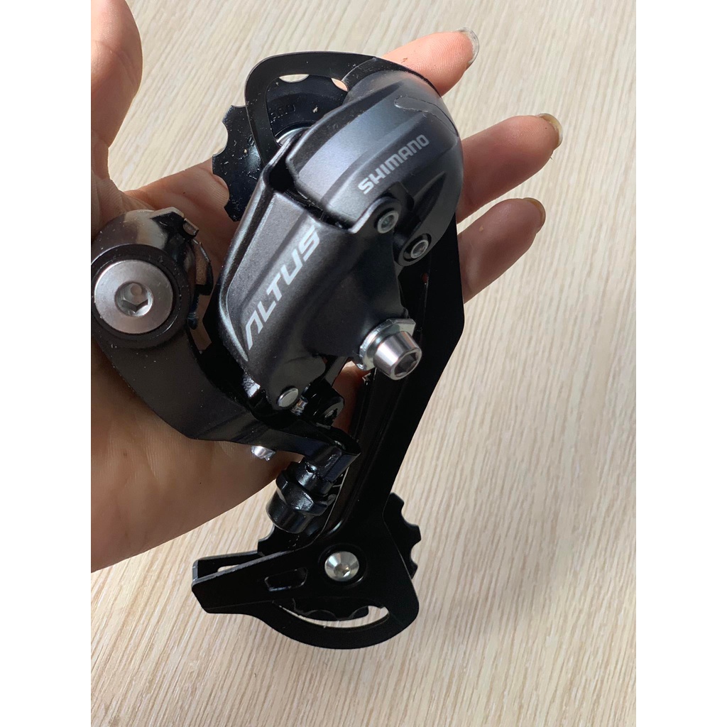 [FREESHIP MAX] Cùi đề sau Shimano Altus M370 9 Speed [ CAM KẾT Chính Hãng ]