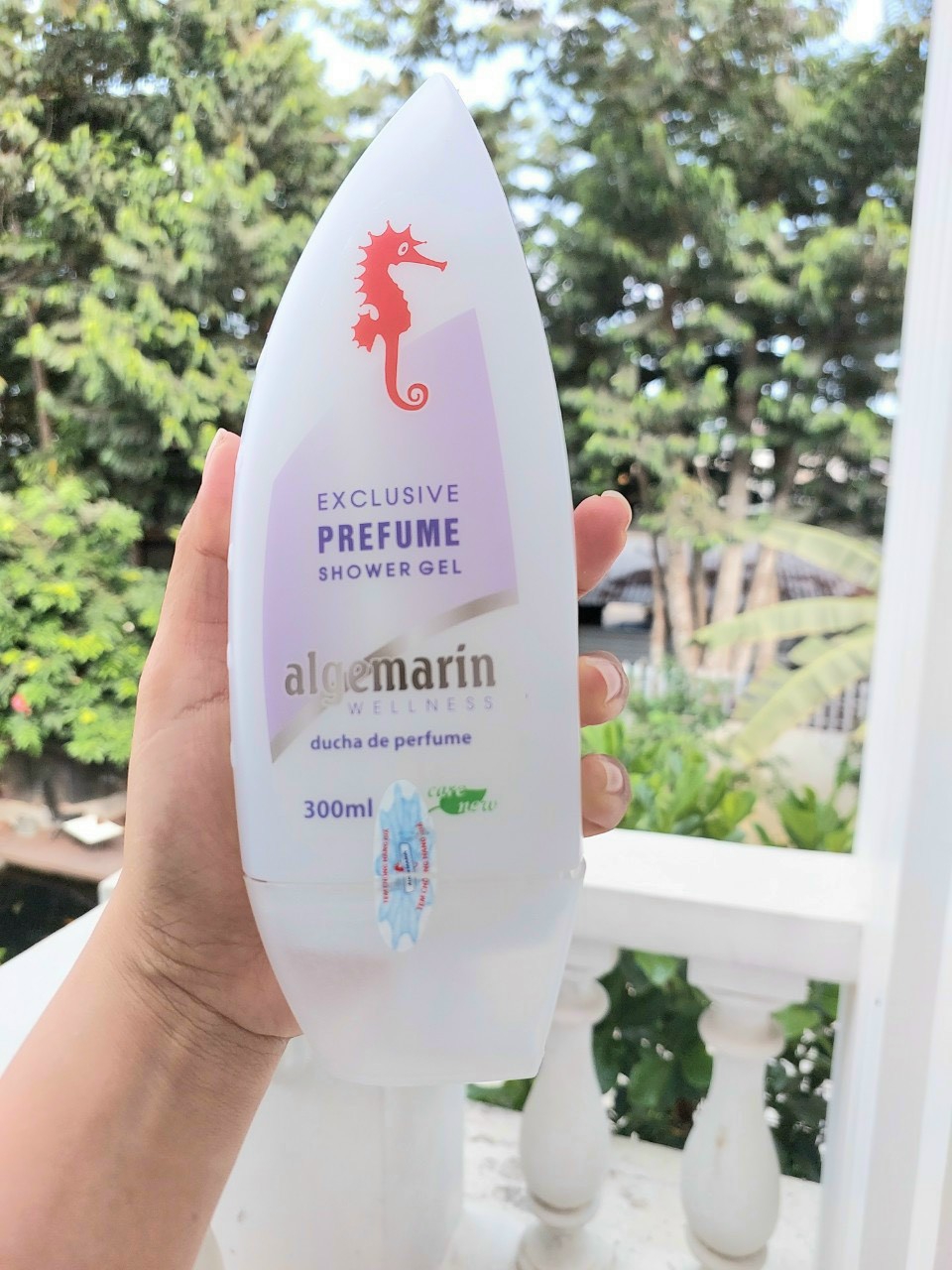 COMBO 5 chai Sữa tắm cá ngựa Algemarin Perfume 300ml của Đức