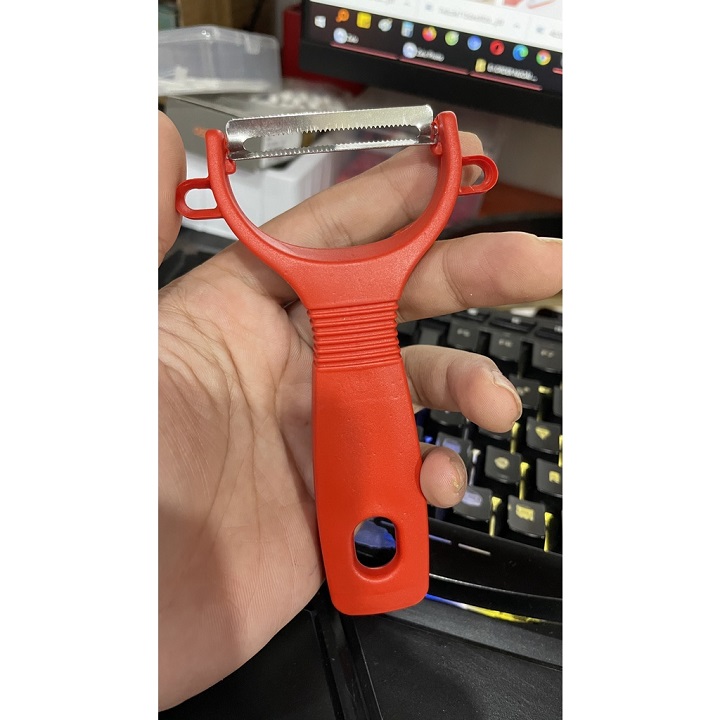Tools scraping shell bulbs fruit red handle super achromatic-scraping serrated red handle-scraping đỏ