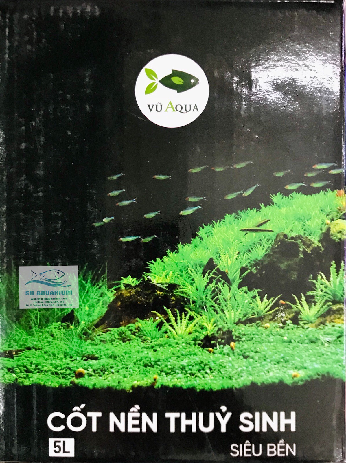 [HOÀN TIỀN 10%]CỐT NỀN THỦY SINH VŨ AQUA 2 LIT