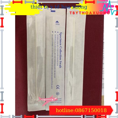 50 que - Tăm bông -dụng cụ lấy mẫu dịch tỵ hầu, họng