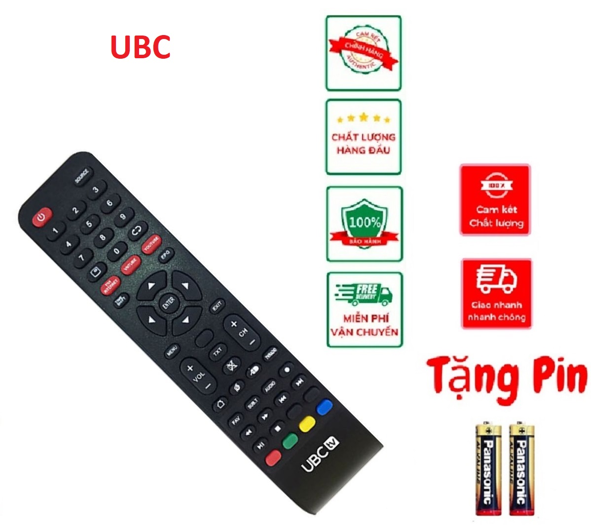 Remote Điều khiển tivi UBC Smart hàng loại 1
