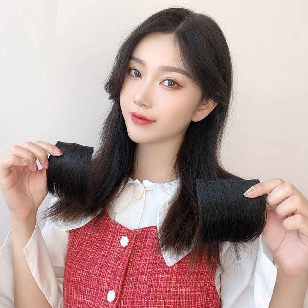 TÓC GIẢ KẸP PHỒNG CHÂN TÓC 10CM