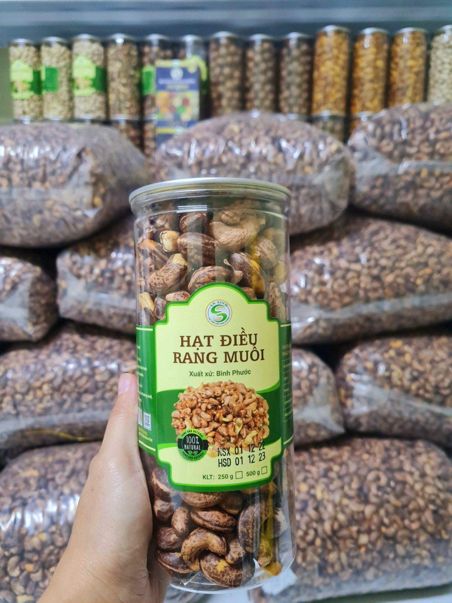 Hạt Điều Bình Phước Rang Muối