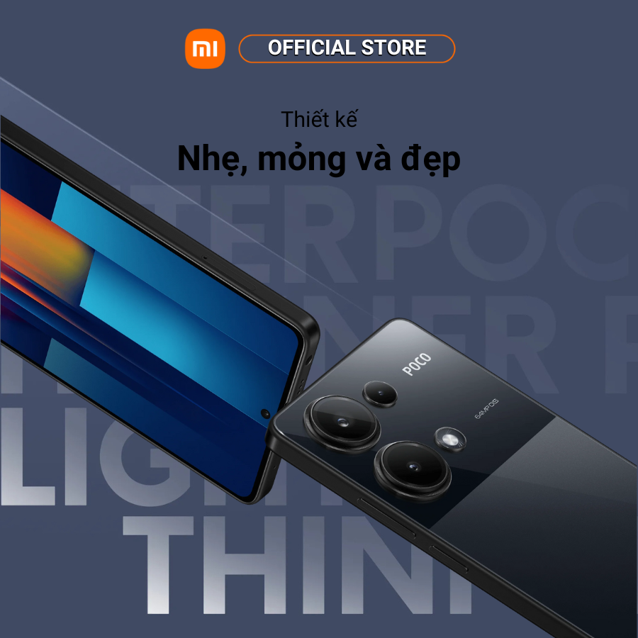 Điện thoại thông minh POCO M6 Pro (8+256GB | 12+512GB) | 120Hz AMOLED | Sạc 67W Pin 5000mAh | MTK Helio G99 Ultra