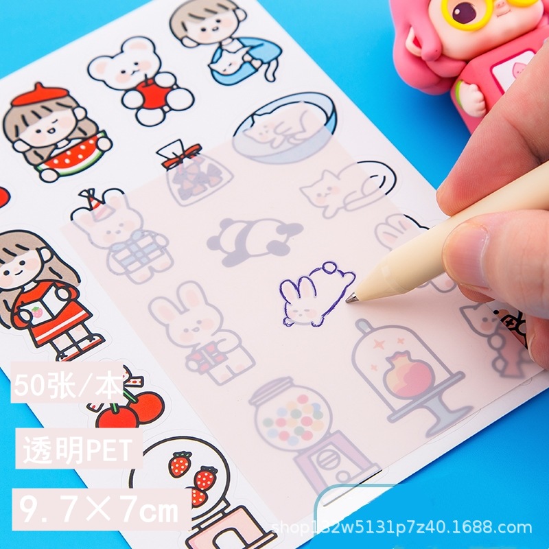 Giấy Note Trong Suốt Giá Rẻ, Giấy Can In Dễ Thương