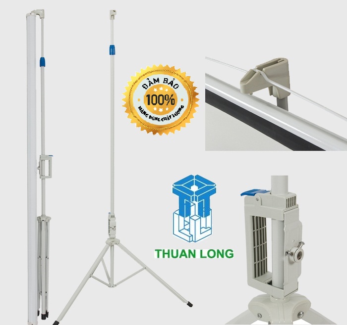Màn chiếu 3 chân 100inch 1m8 x 1m8 cho máy chiếu