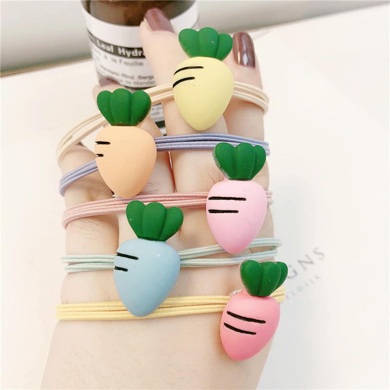 Dây cột tóc buộc tóc Củ Cải đẹp dễ thương