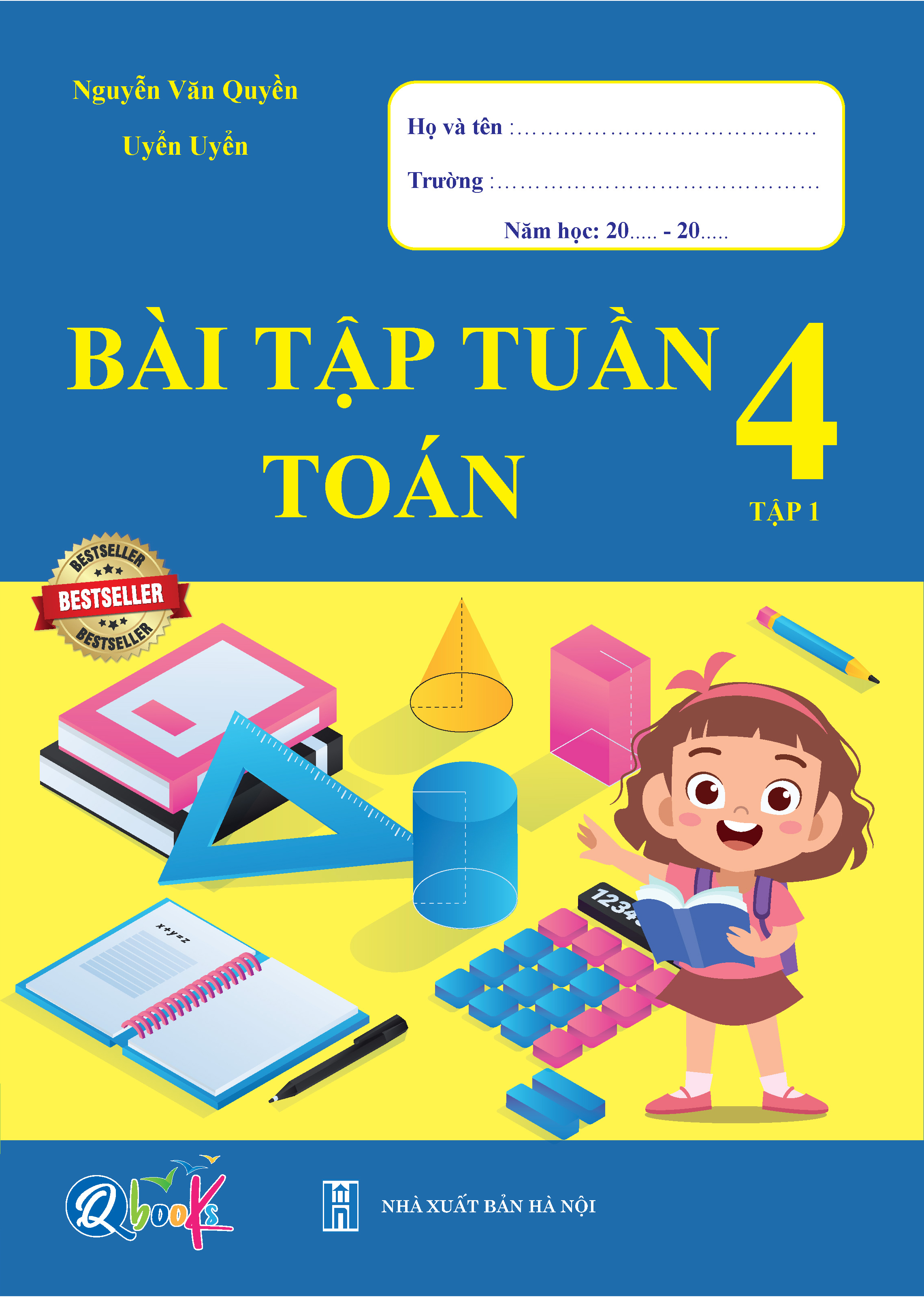 Combo Sách - Bài Tập Tuần Toán 4 Tập 1 + 2