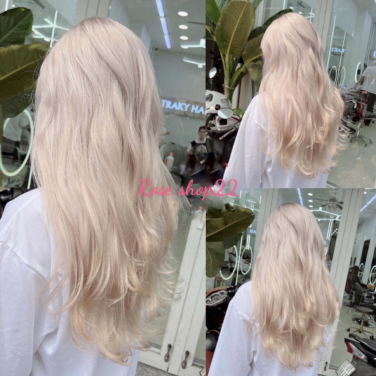 Combo White Hair Dye Platinum + Oxygen