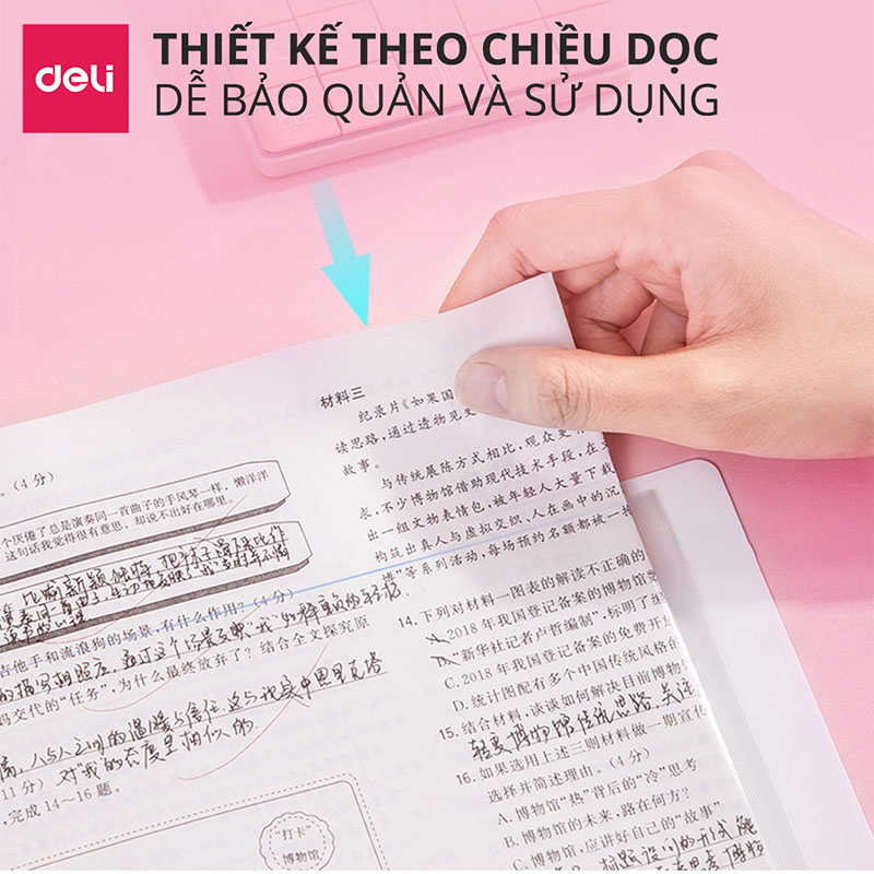 File 30/ 40 lá học sinh 72493/ 72494 (Deli)