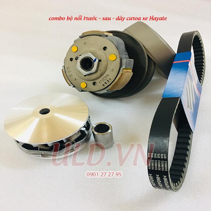 COMBO BỘ NỒI TRƯỚC - SAU - DÂY CUROA XE HAYATE