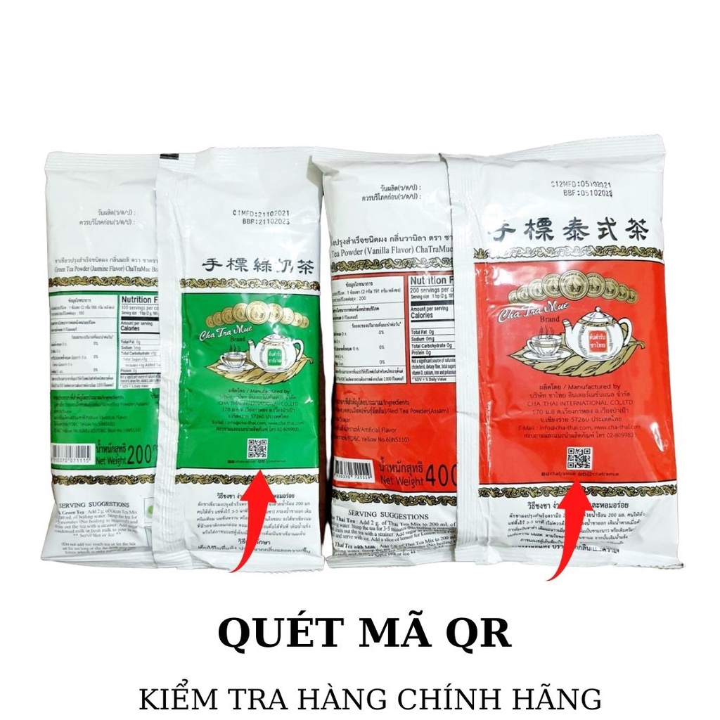 Trà Thái Xanh / Thái Đỏ Pha Trà Sữa (tách lẻ 100g)