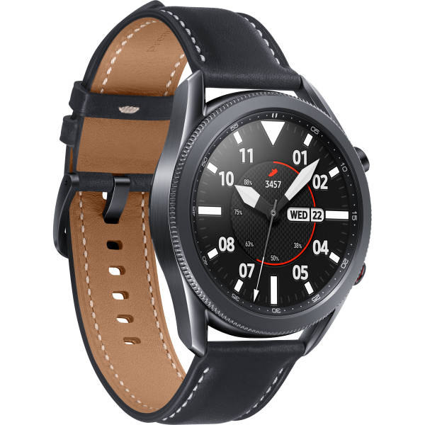 Samsung Galaxy Watch 3 45mm viền thép đen dây da bản GPS chính hãng