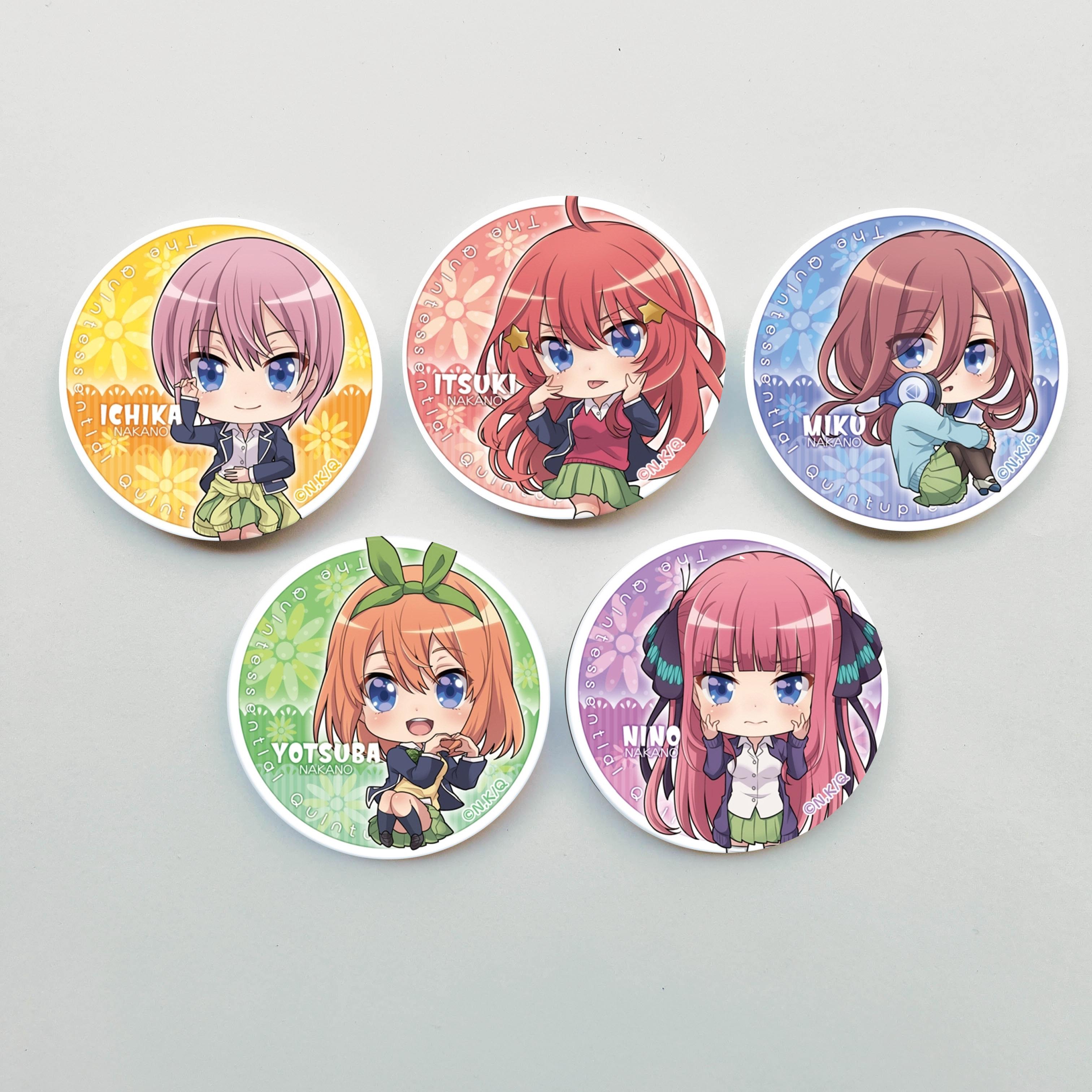[HCM]Set 6 Huy hiệu Anime Gotoubun no Hanayome