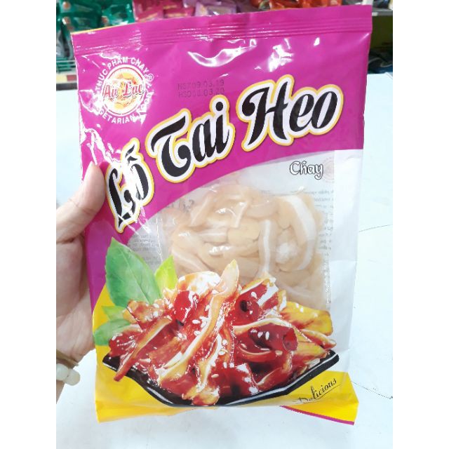 Lỗ tai heo chay âu lạc 130g tiệt trùng