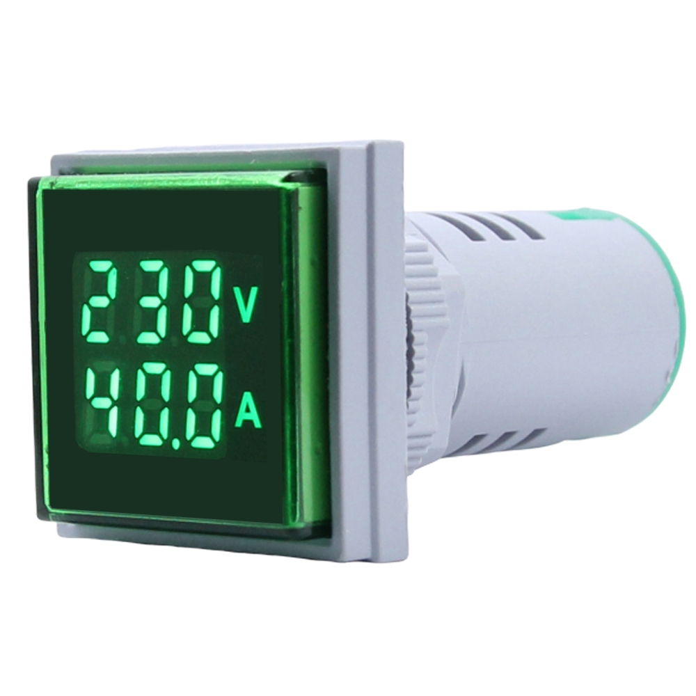 Đèn Báo Vuông Hiển Thị Volt Ampe