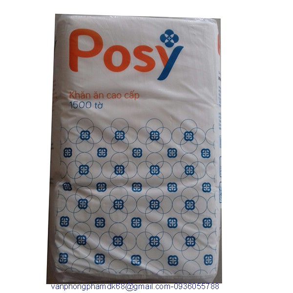 Khăn Giấy Ăn Posy Rút 1500 Tờ ( Bịch 1Kg)