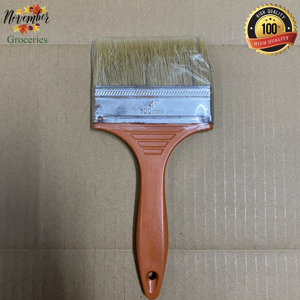 Cọ Quét Sơn Cán Nhựa Vàng Đủ Size