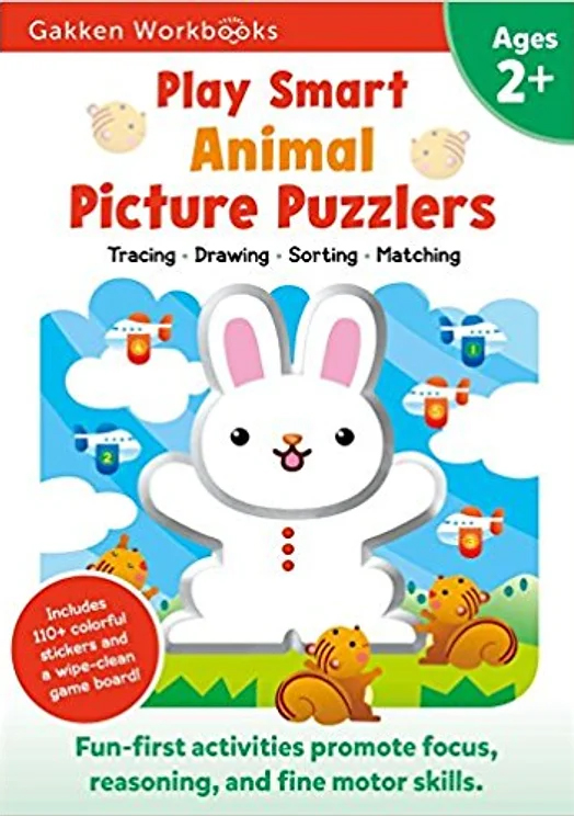 Sách - DTPbooks - Play Smart Animal Picture Puzzlers 2+