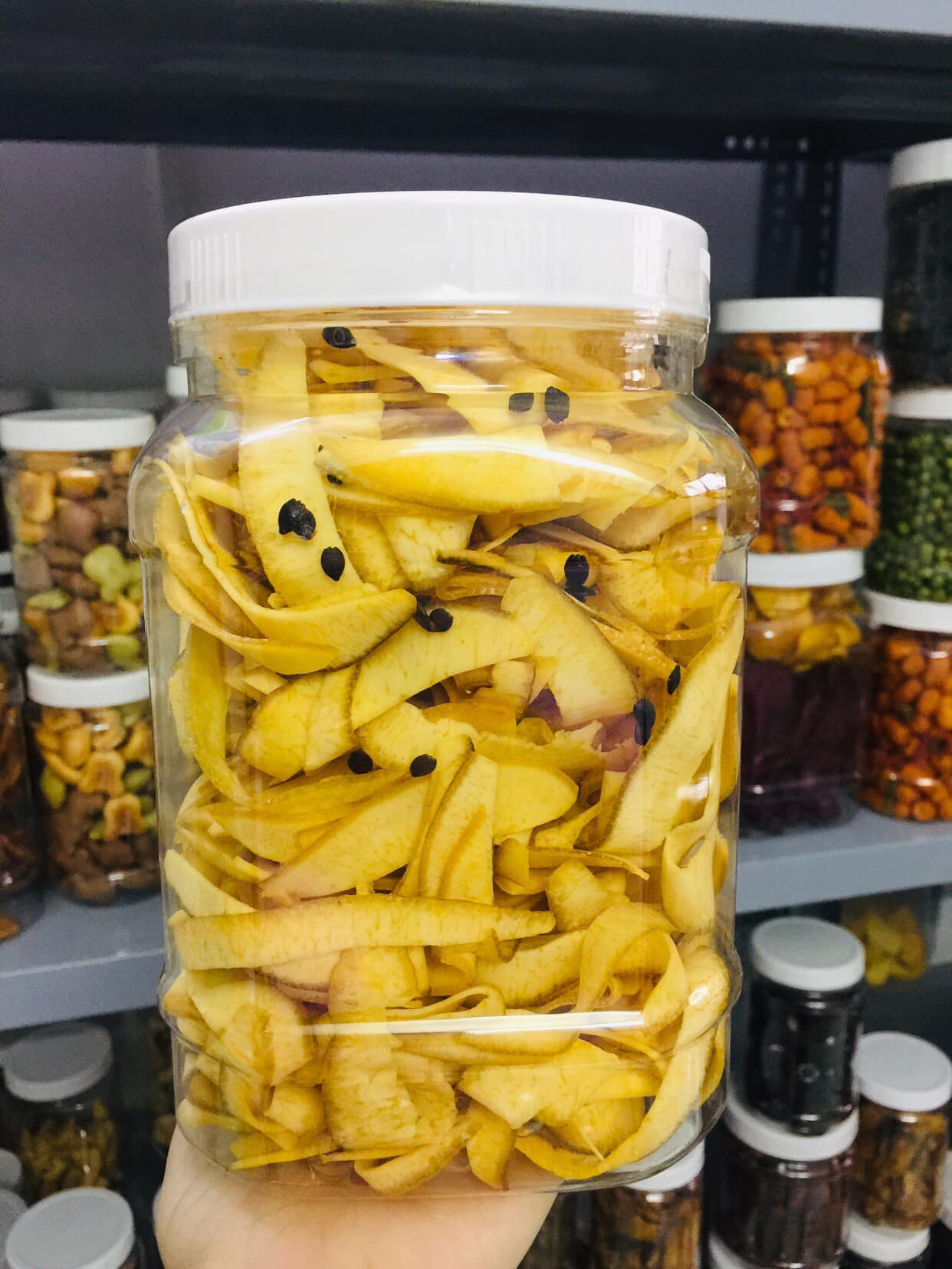 500g Vỏ bưởi sấy dẻo chanh dây