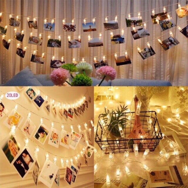 Dây đèn led kẹp ảnh trang trí