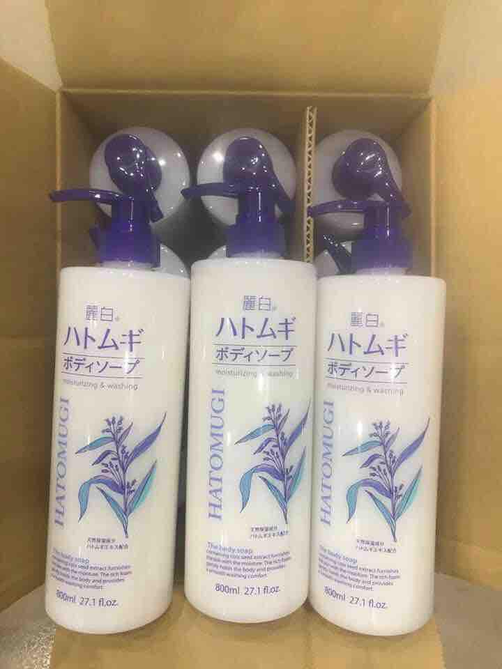[HCM]Sữa tắm Hatomugi 800ml