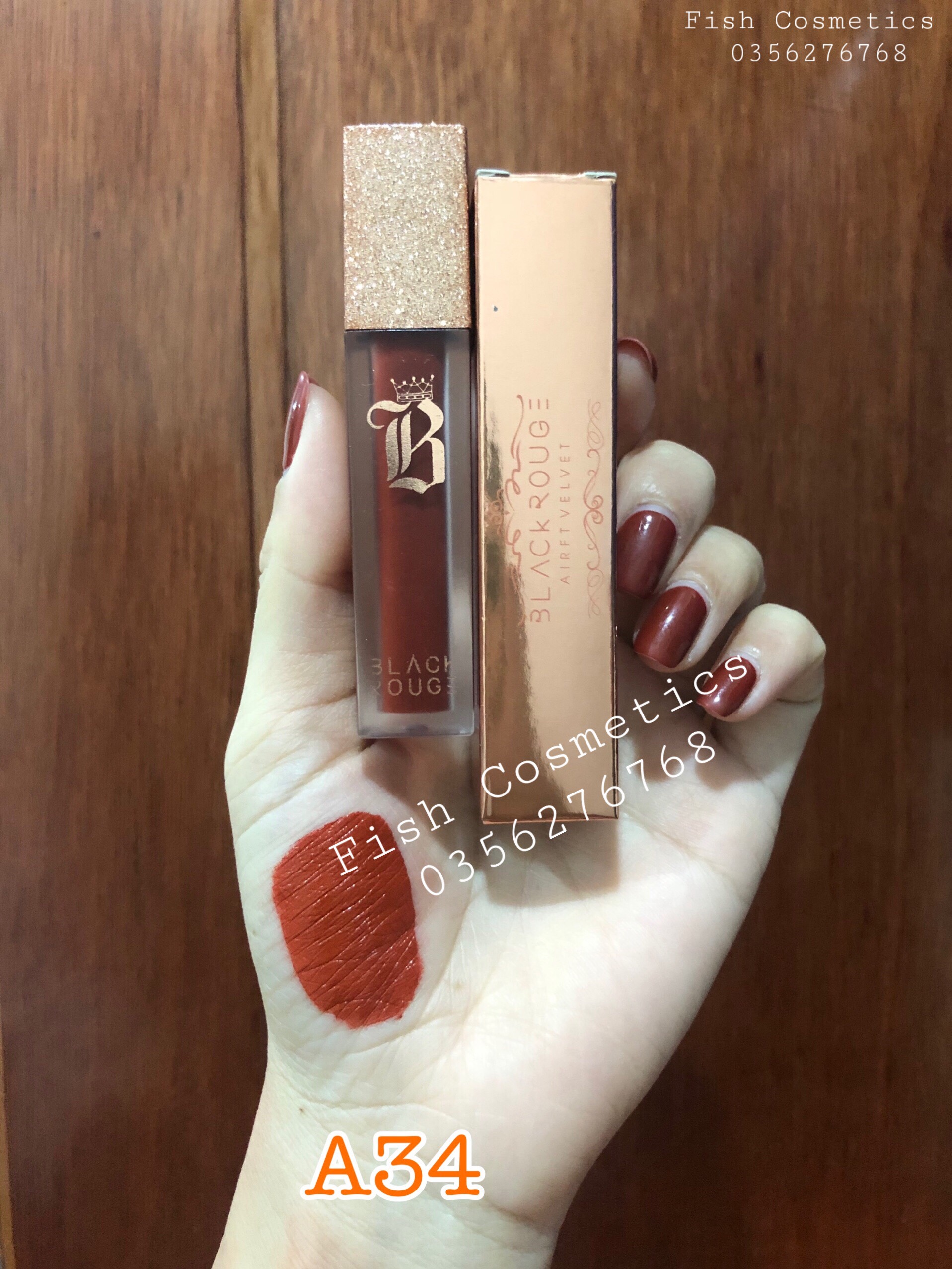 (Có Quà Tặng) Son Black Rouge Ver 7 Handmade Đẹp Lì